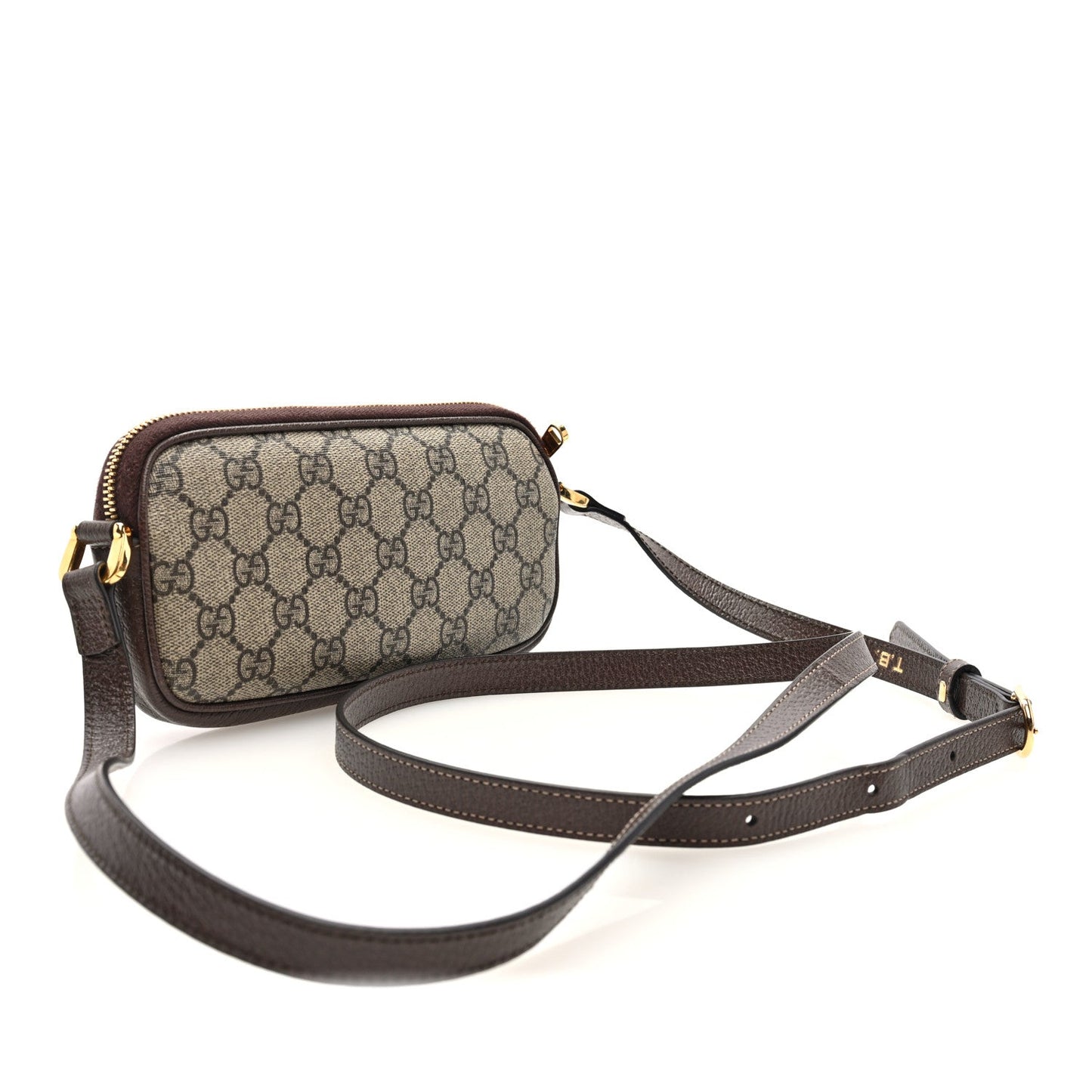 GG Supreme Monogram Web Mini Ophidia GG Bag Brown