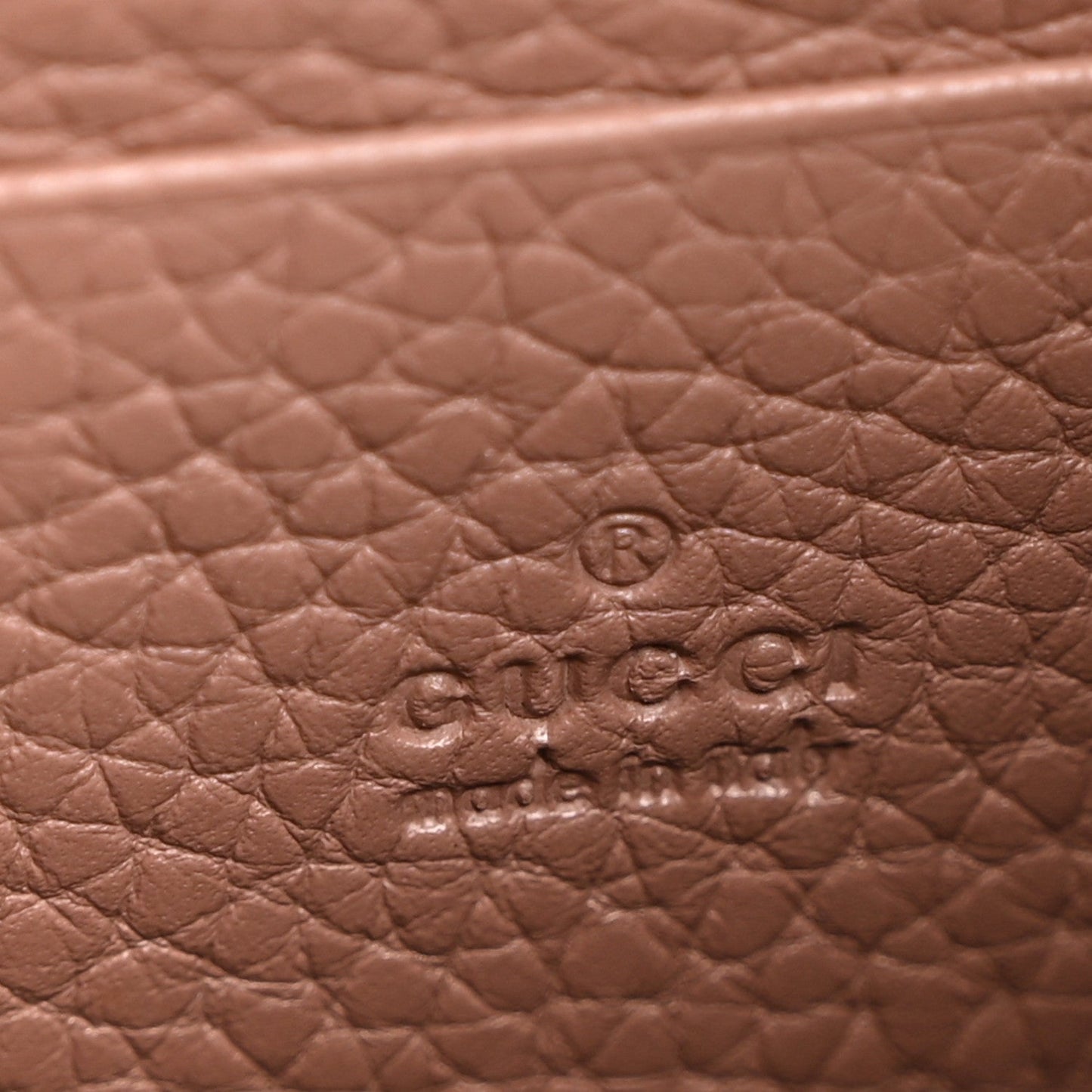 Cellarius Calfskin GG Marmont Chain Wallet Rosy Phard