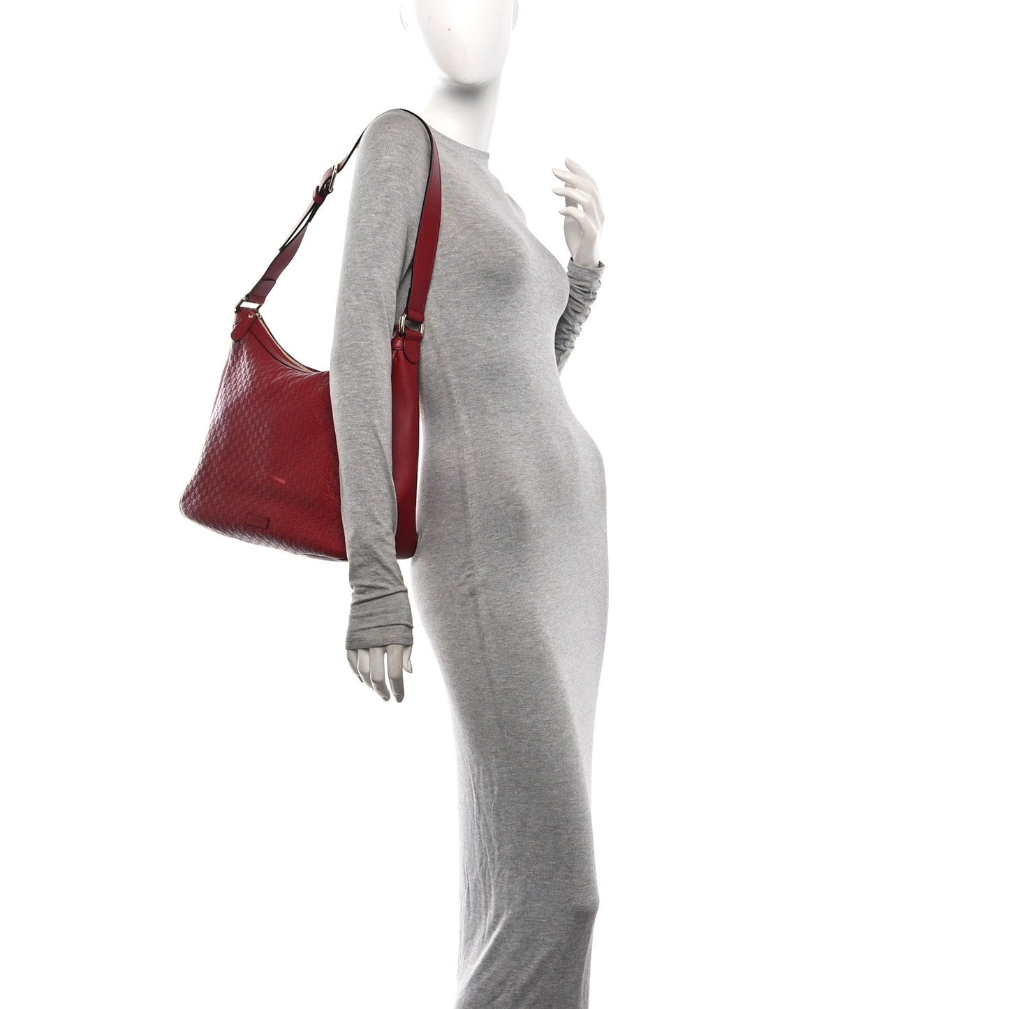 Microguccissima Shoulder Bag Red