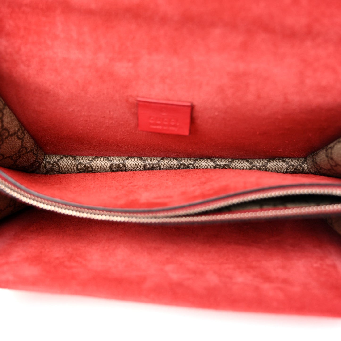 GG Supreme Monogram Small Dionysus Shoulder Bag Red
