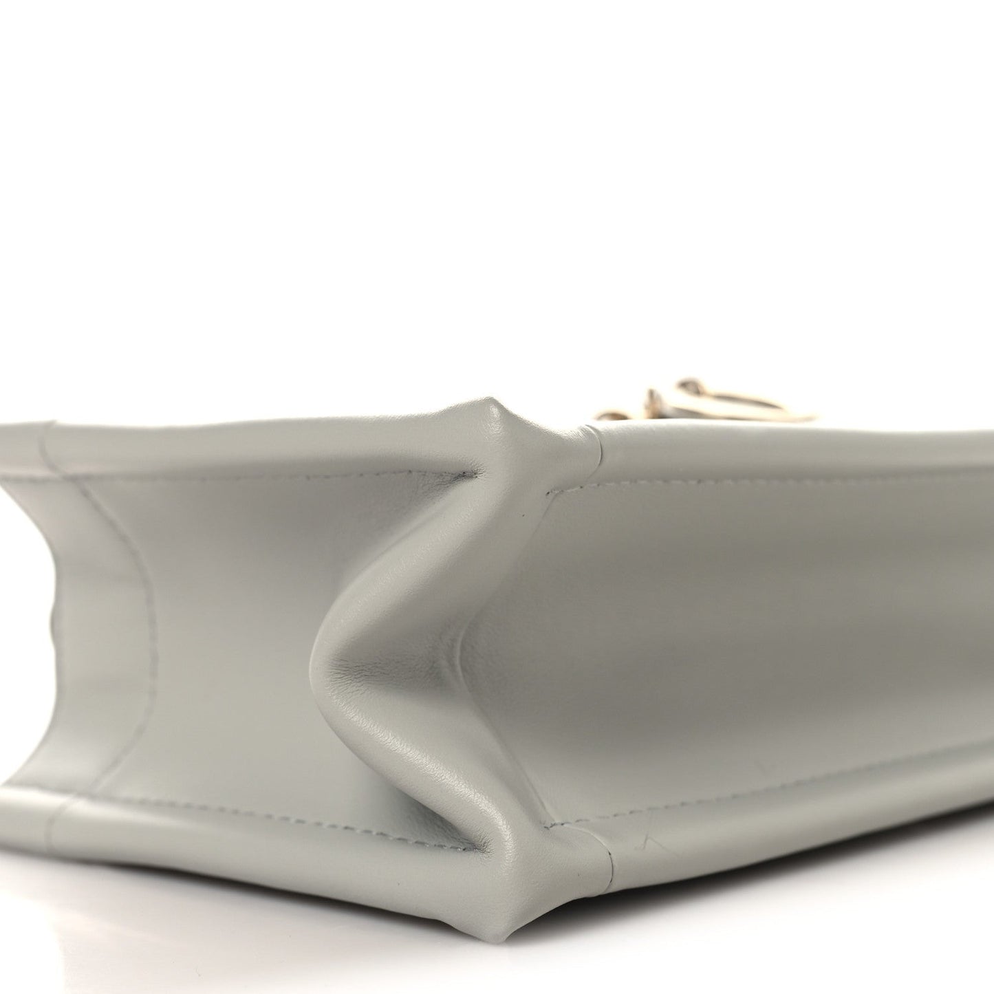 Calfskin Macrocannage Mini Book Tote Grey