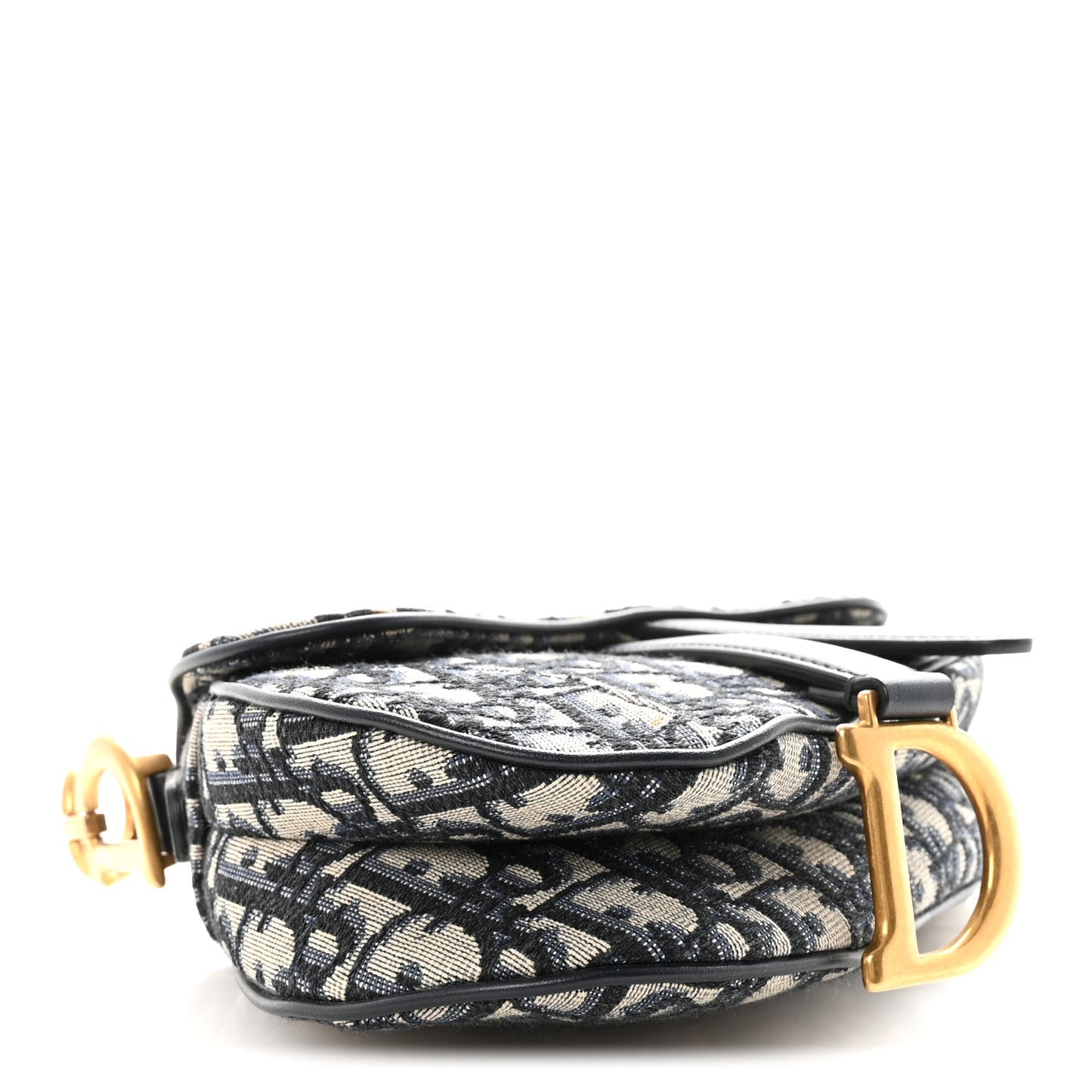Oblique Mini Saddle Bag Blue