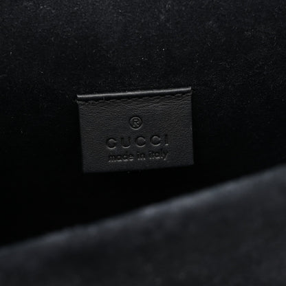 GG Supreme Monogram Mini Dionysus Shoulder Bag Black