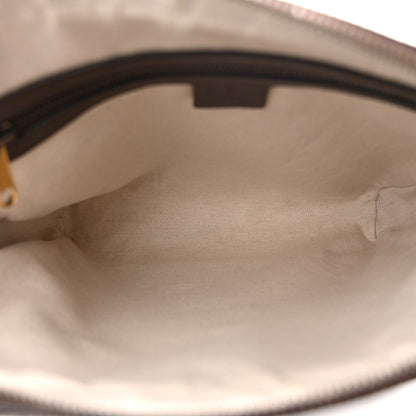 GG Supreme Monogram Web Medium Ophidia Messenger Bag Brown