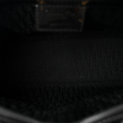 Patent Cannage Large Lady Dior Black