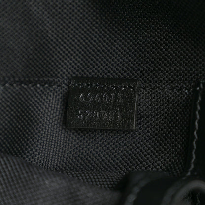 GG Supreme Monogram Azalea Calfskin Retro Interlocking G Large Duffle Bag Black Grey