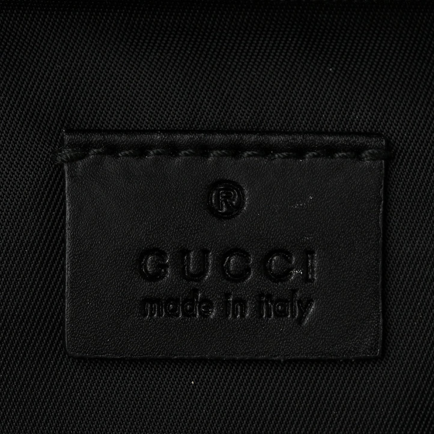 GG Supreme Monogram Web Belt Bag Black