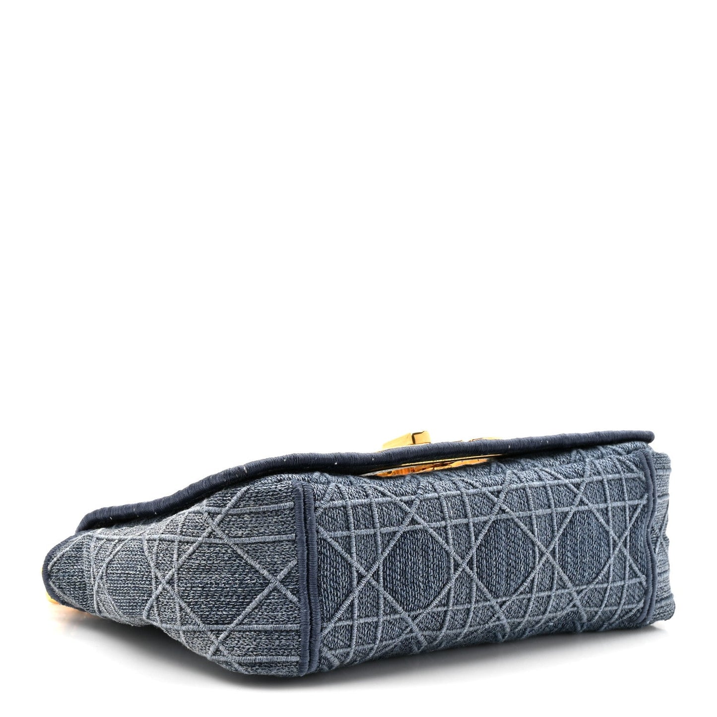 Denim Cannage Small Caro Bag Blue