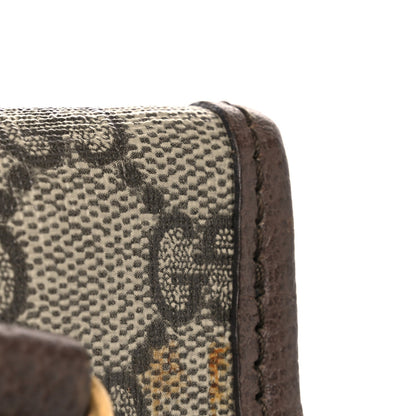 GG Supreme Monogram Web Medium Neo Vintage Flap Messenger Bag Beige New Acero