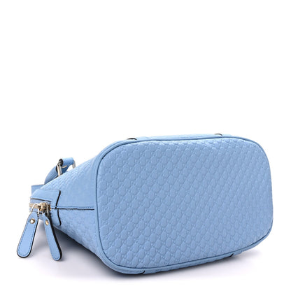 Microguccissima Medium Dome Bag Mineral Blue
