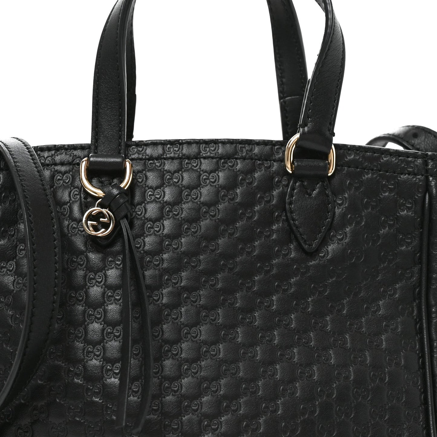 Microguccissima Small Bree Tote Black