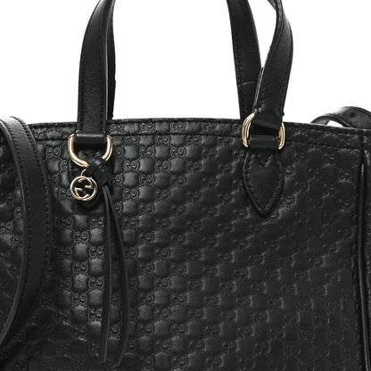 Microguccissima Small Bree Tote Black