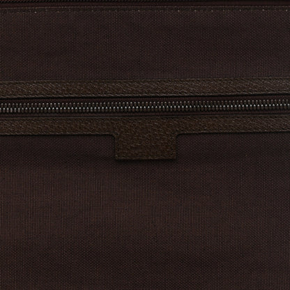 GG Supreme Monogram Textured Dollar Calfskin Web Ophidia Savoy Garment Bag Beige Ebony New Acero