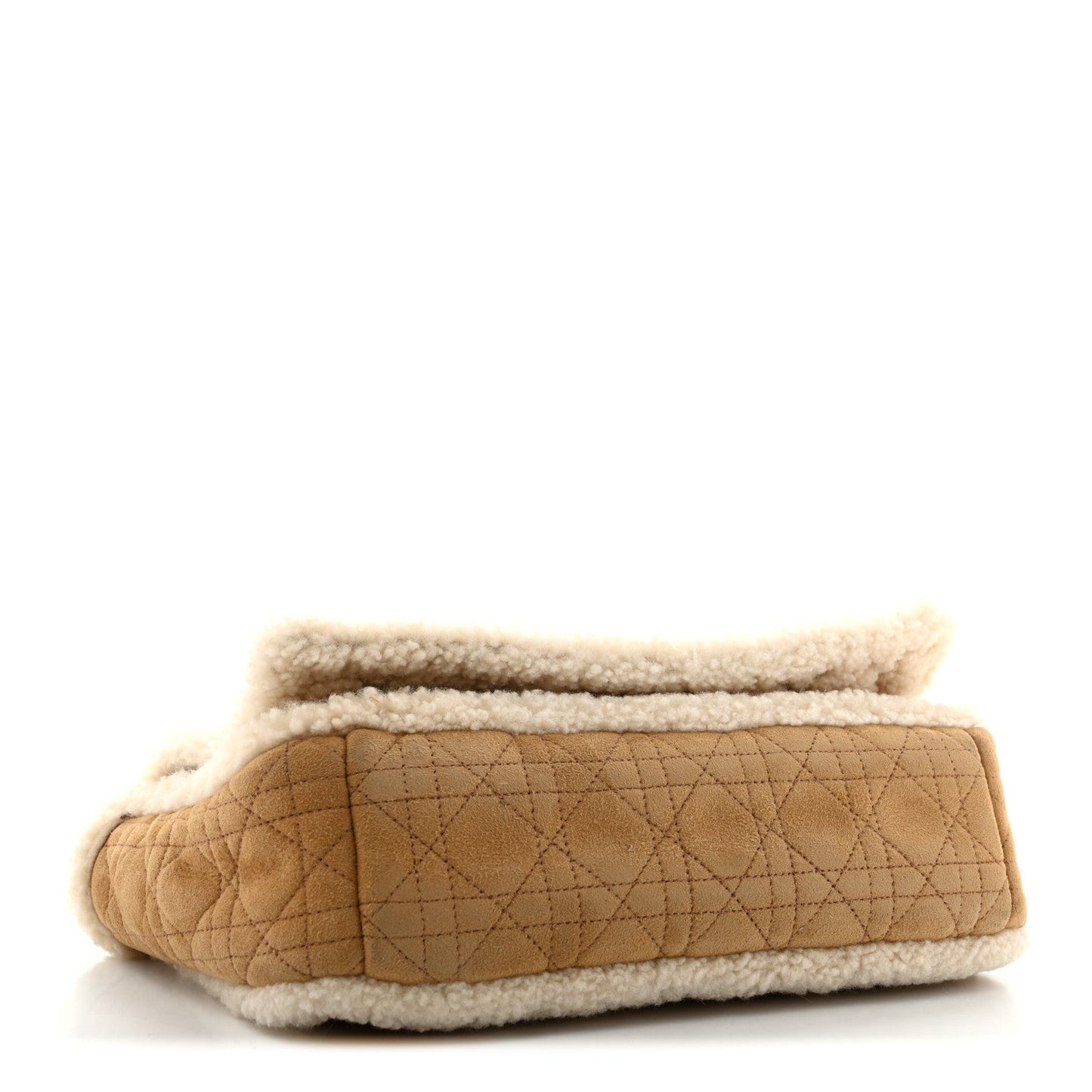 Shearling Cannage Large Caro Bag Camel