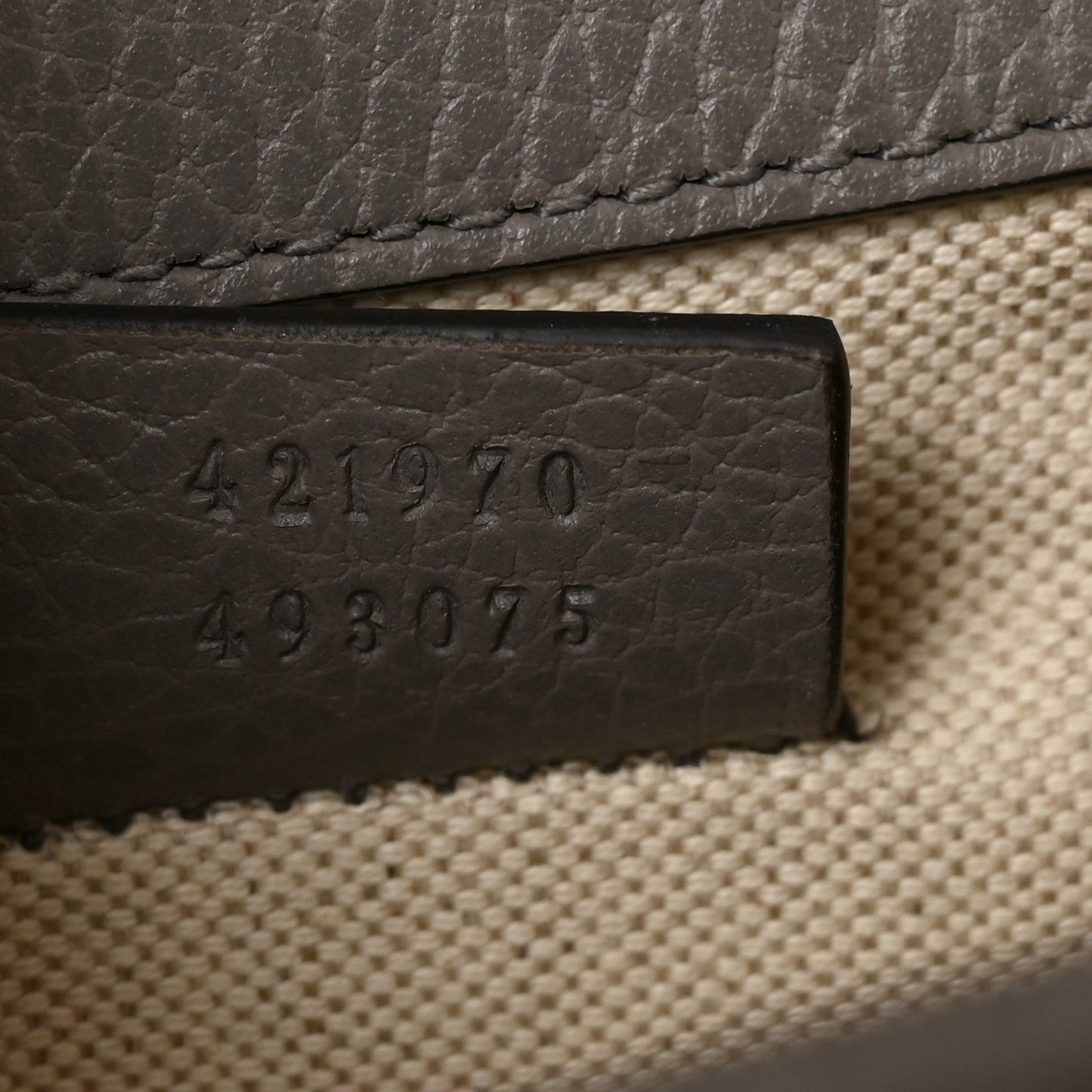 Calfskin Mini Dionysus Shoulder Bag Dusty Grey
