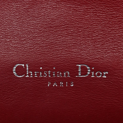 Patent Cannage Lady Dior Clutch Red Red