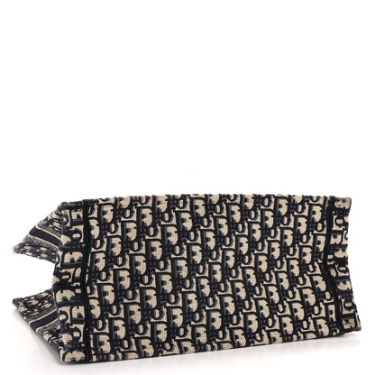 Oblique Medium Book Tote Blue Multicolor