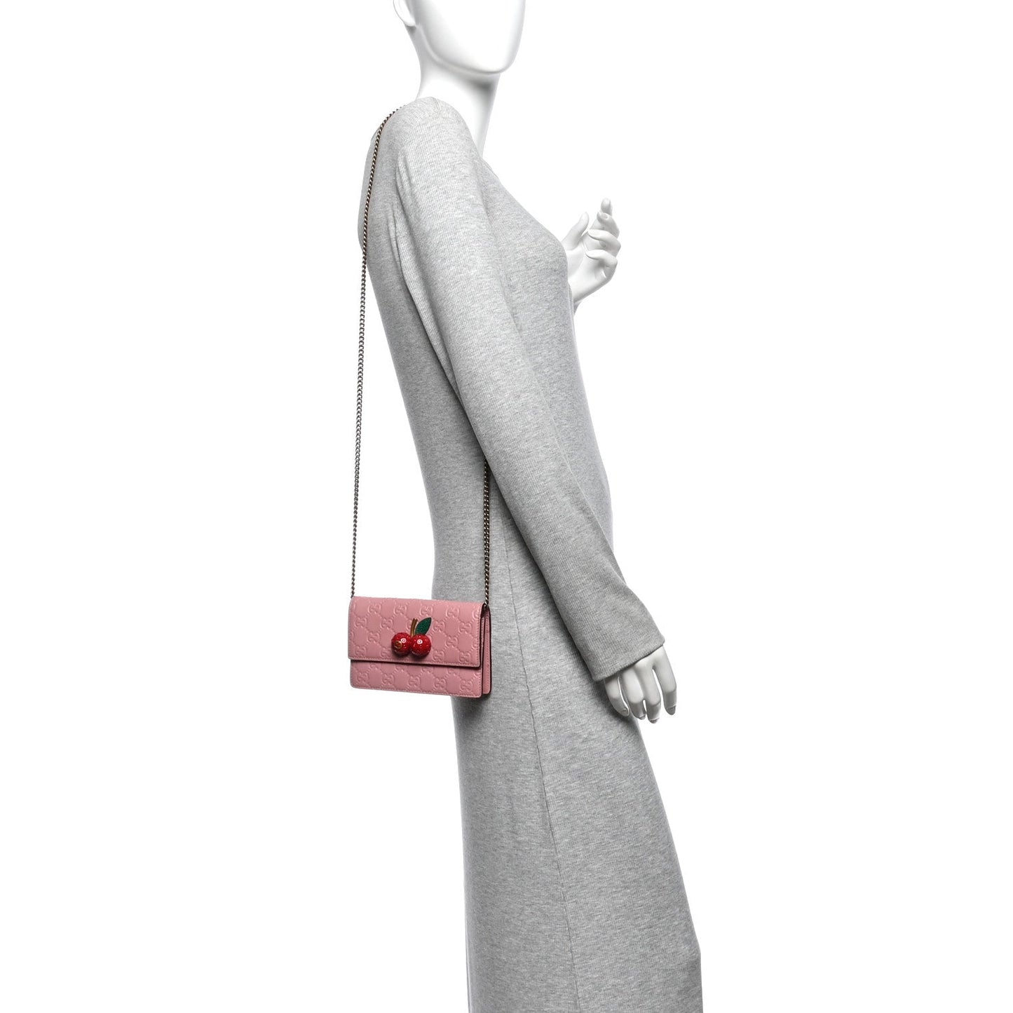 Guccissima Mini Cherry Chain Bag Rose