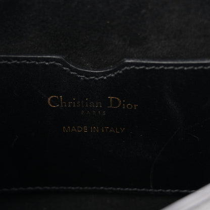 Box Calfskin Medium Bobby Flap Black
