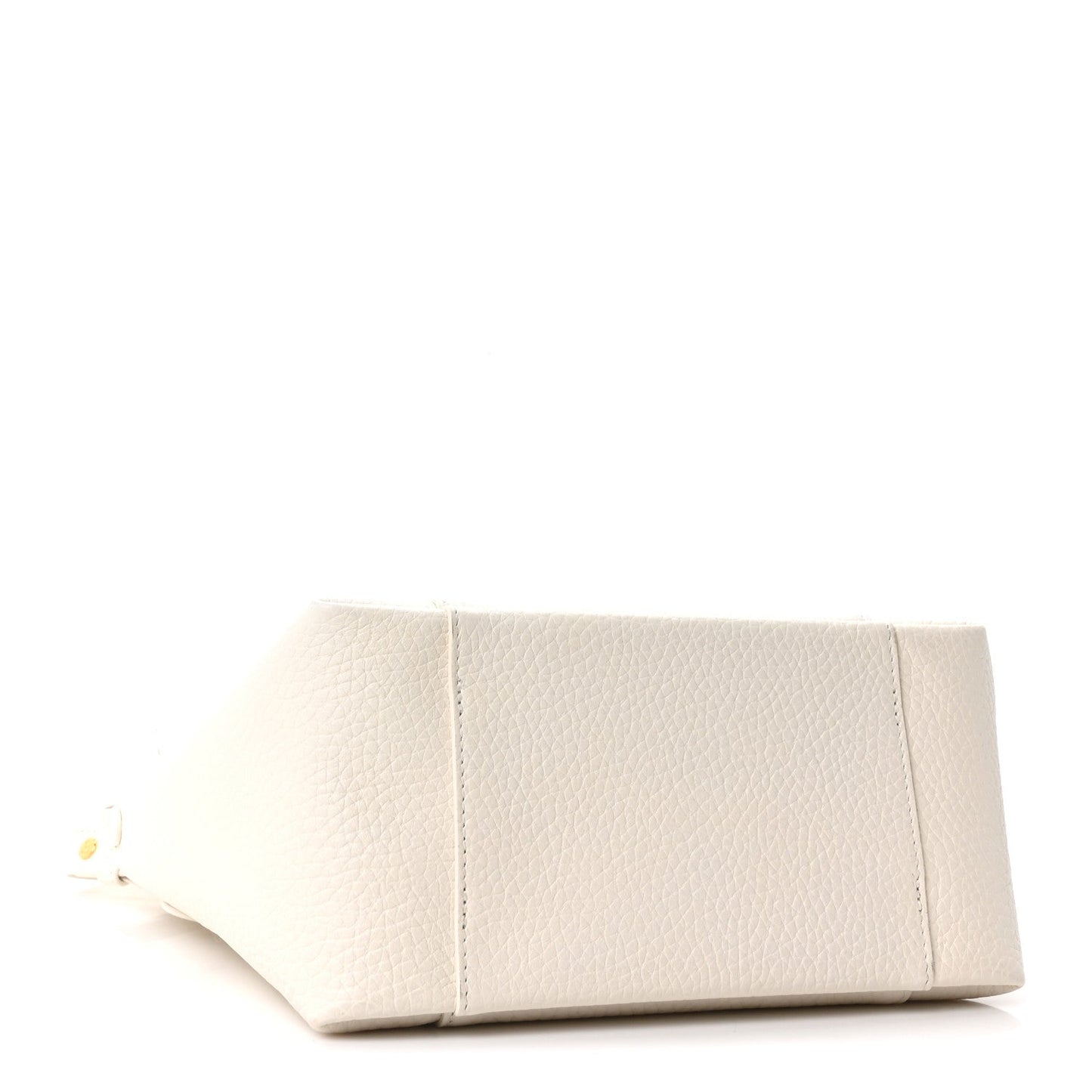 Calfskin Medium Signature Bucket Bag Latte