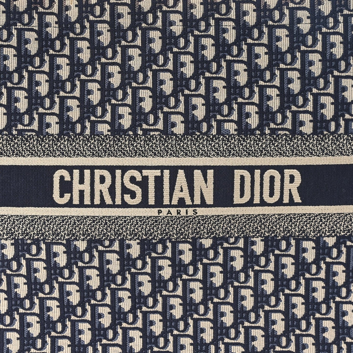 Oblique Large Book Tote Blue Multicolor