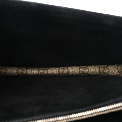 GG Supreme Monogram Small Dionysus Shoulder Bag Black