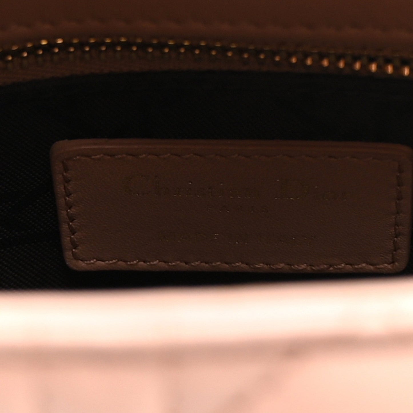 Lambskin Cannage Small My ABCDior Lady Dior Blush