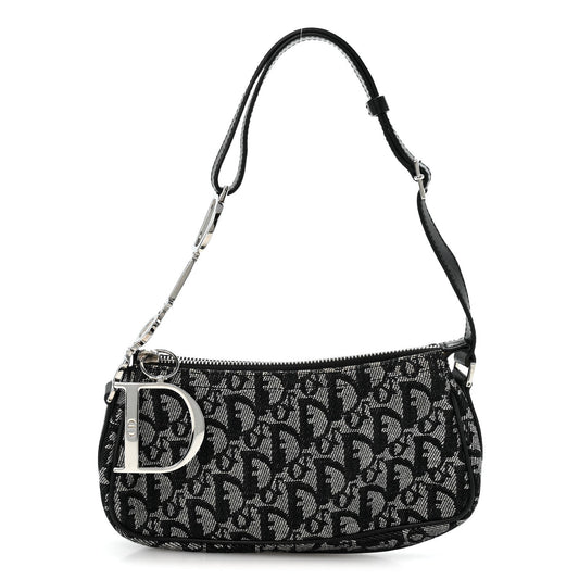 Monogram Shoulder Bag Pochette Blue