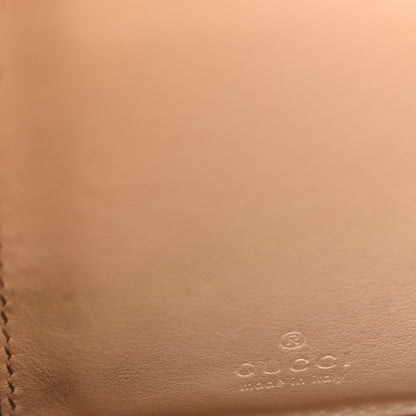 Calfskin Matelasse Mini GG Marmont 2.0 Bucket Bag White