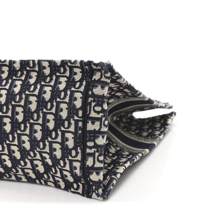 Oblique Large Book Tote Blue Multicolor