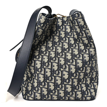 Oblique Bucket Bag Blue