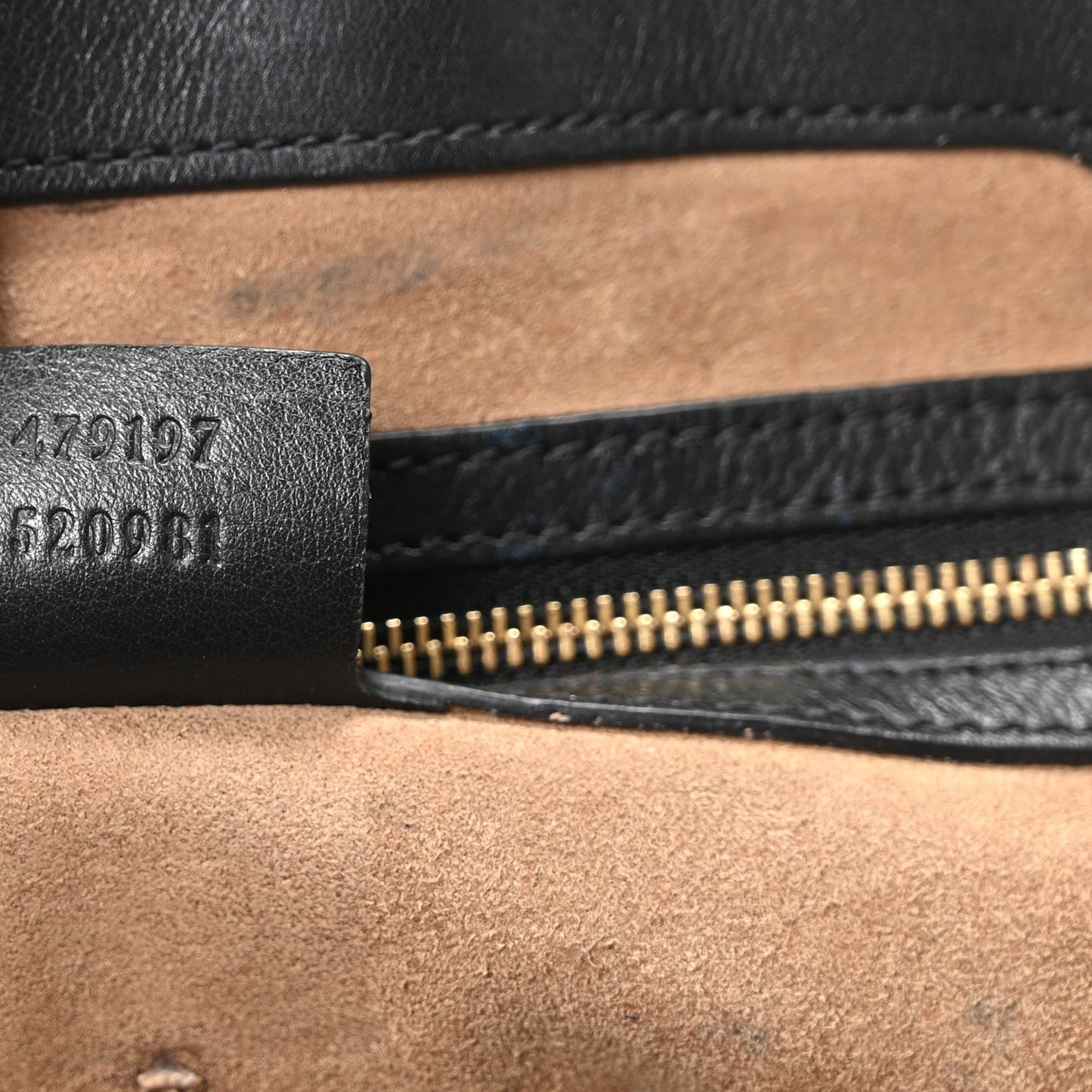 GG Supreme Monogram Medium Padlock Tote Black