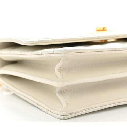 Lambskin Macrocannage Mini Miss Caro Bag Latte