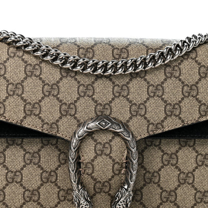 GG Supreme Monogram Small Dionysus Shoulder Bag Black