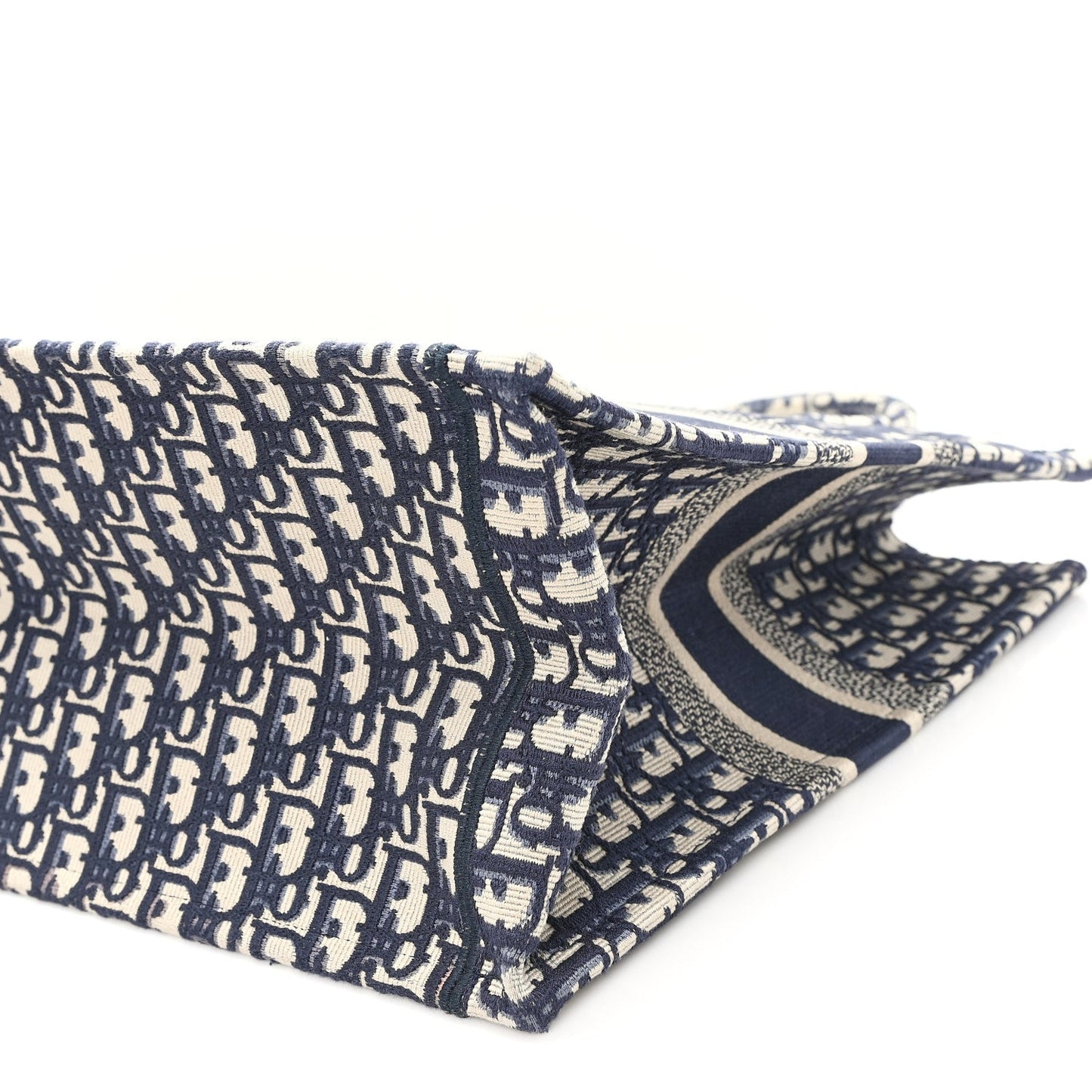 Oblique Large Book Tote Blue Multicolor