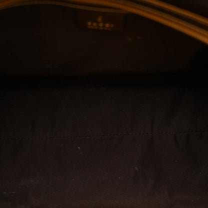 Metallic Guccissima Large Punch Tote Bronze