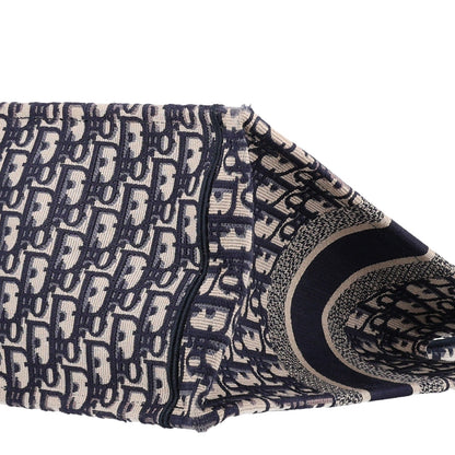 Oblique Medium Book Tote Blue Multicolor