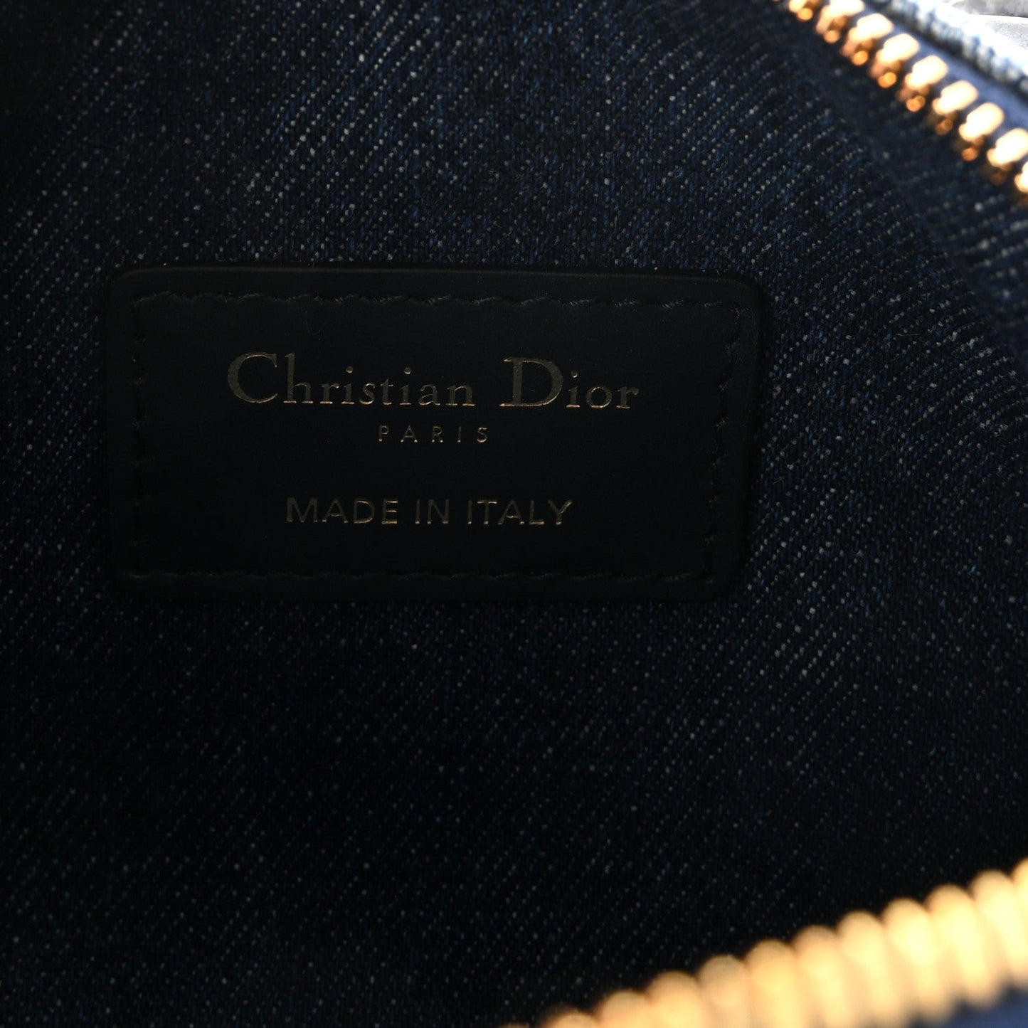Denim Oblique Nano Groove 17 Bag Blue