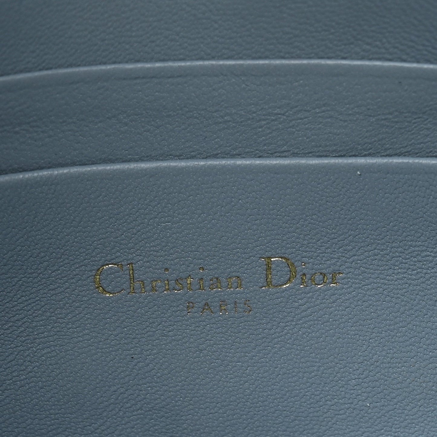 Lambskin Macrocannage Mini Dior Caro Bag Cloud Blue