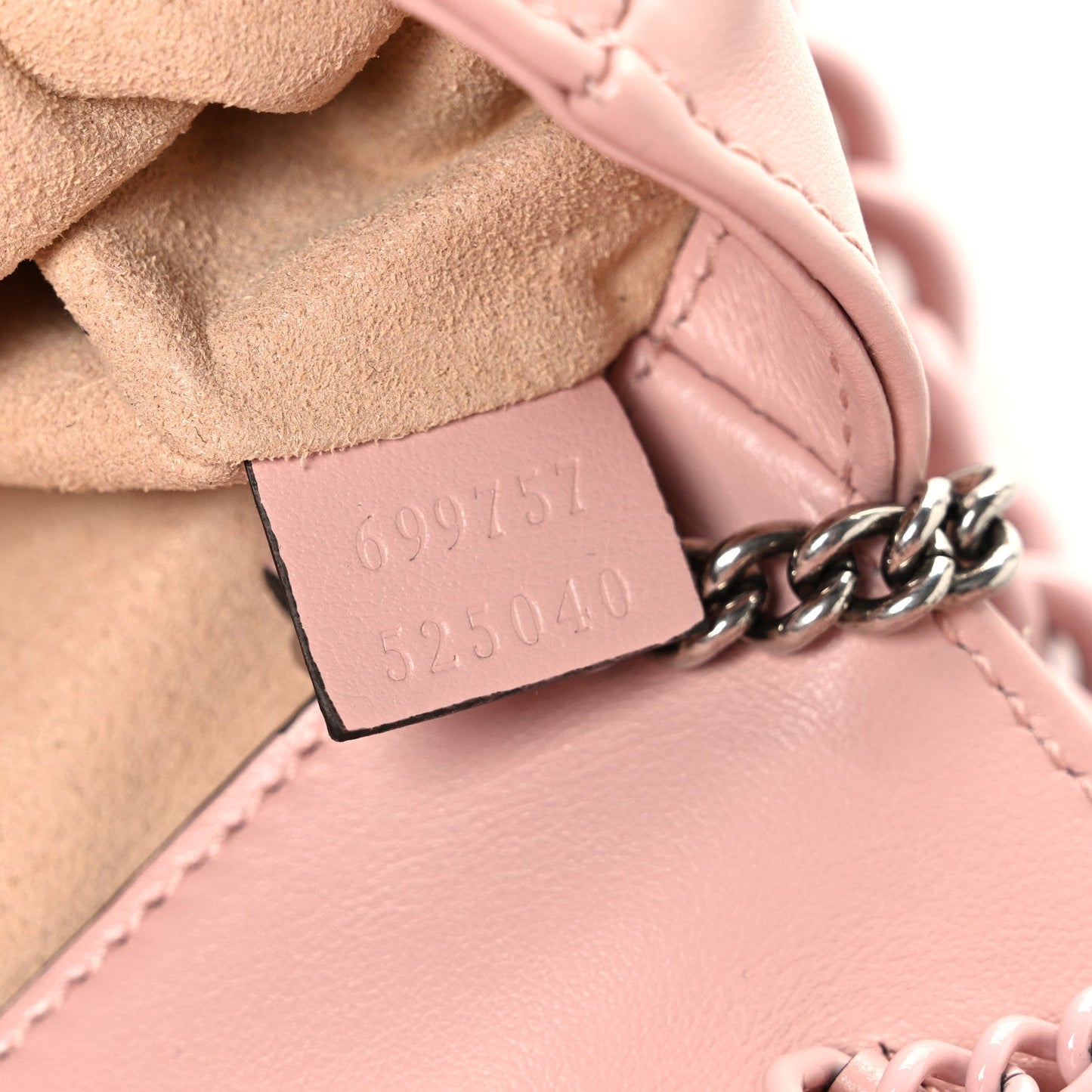 Calfskin Matelasse Monochrome GG Marmont Chain Belt Bag Perfect Pink