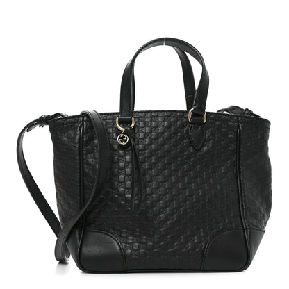 Microguccissima Small Bree Tote Black