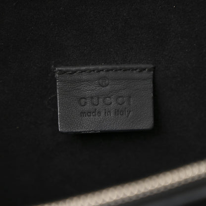GG Supreme Monogram Crystal Small Dionysus Shoulder Bag Black