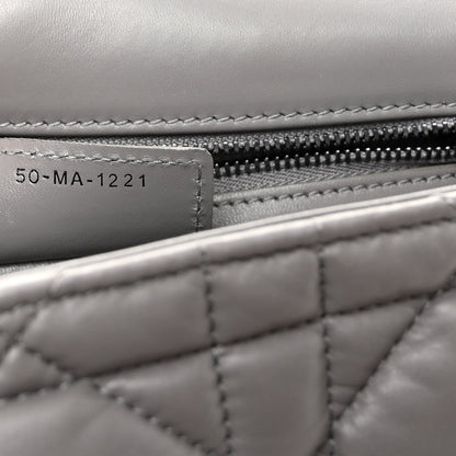 Calfskin Macrocannage Medium Caro Bag Iron Grey