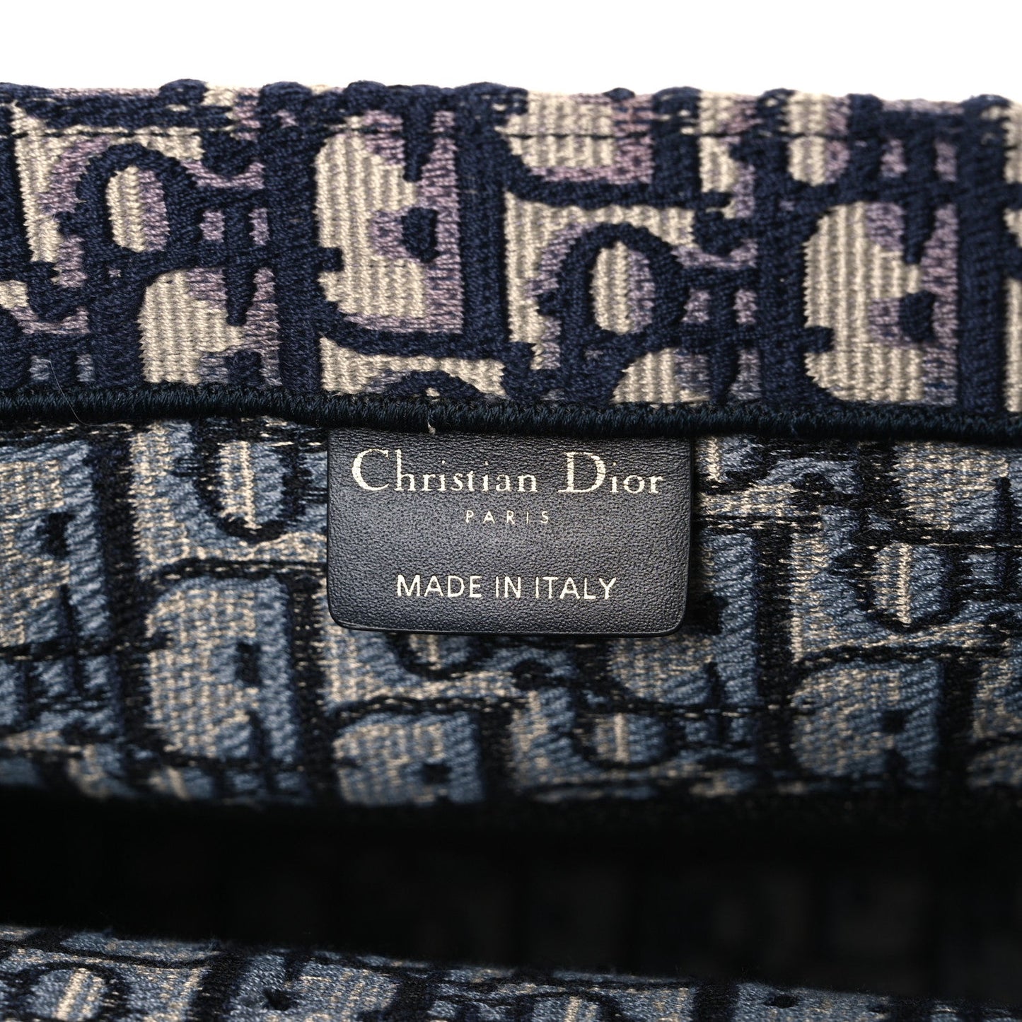 Oblique Medium Book Tote Blue Multicolor