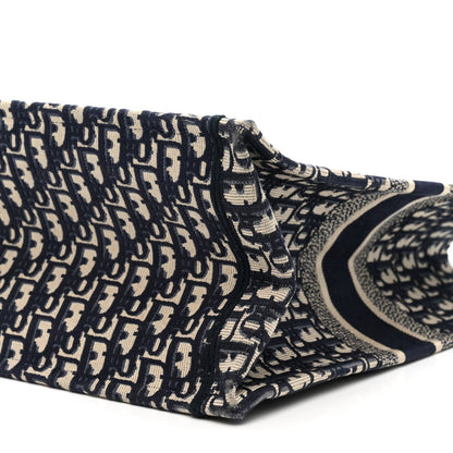 Oblique Large Book Tote Blue Multicolor