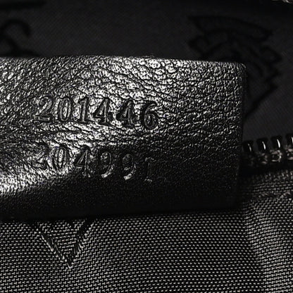 Guccissima Medium Flat Messenger Bag Black