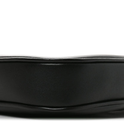 Calfskin Small Jackie Shoulder Bag Black