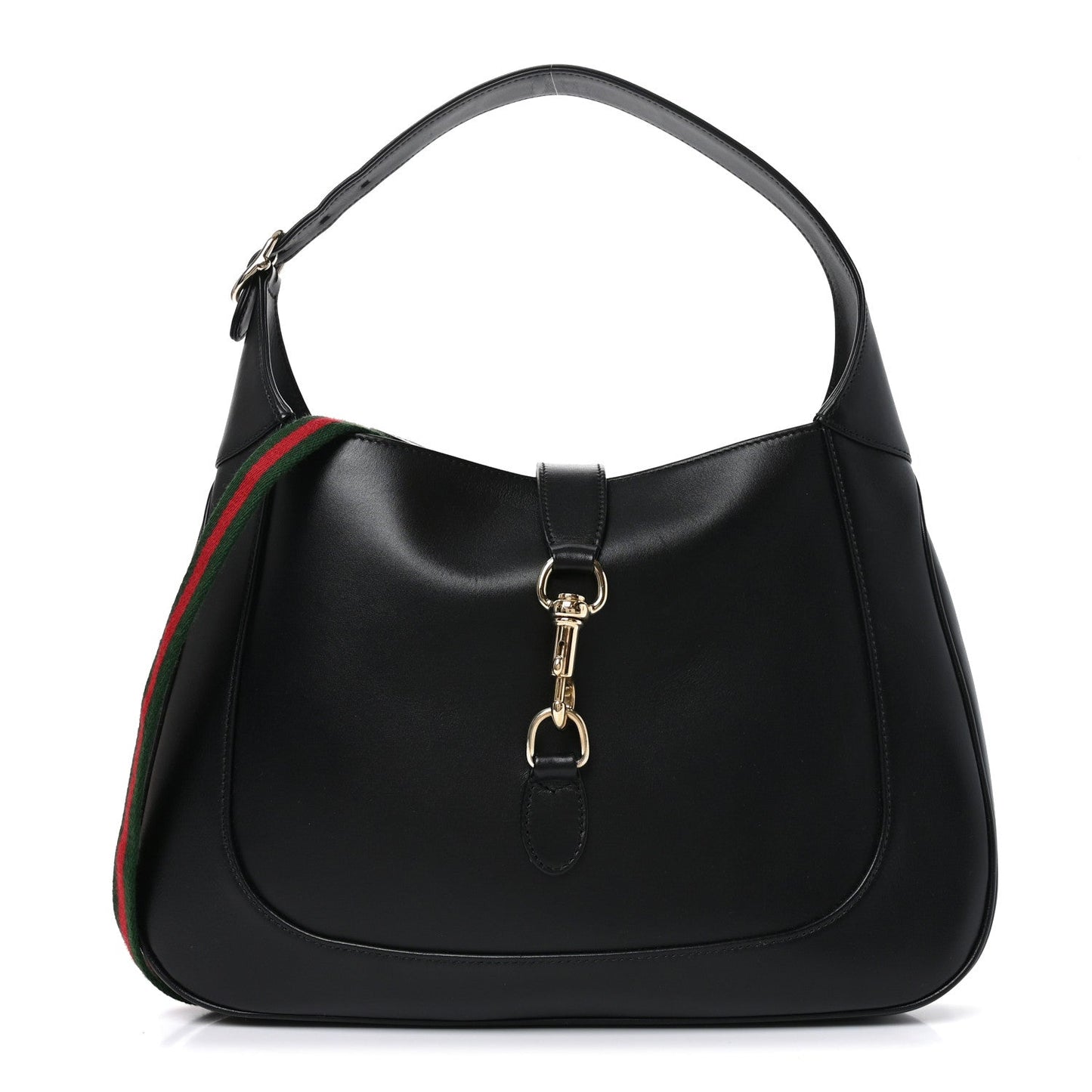 Boarded Dyana Lux Calfskin Medium Jackie 1961 Hobo Black