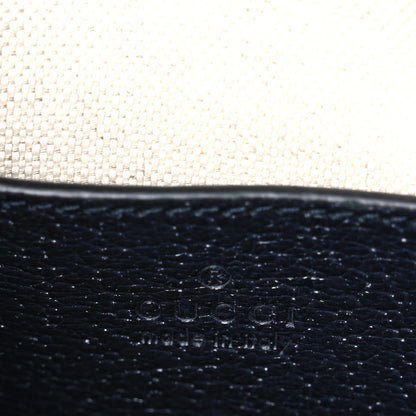 GG Supreme Monogram Textured Dollar Calfskin Mini Retro Interlocking G Tote Bag Beige Blue