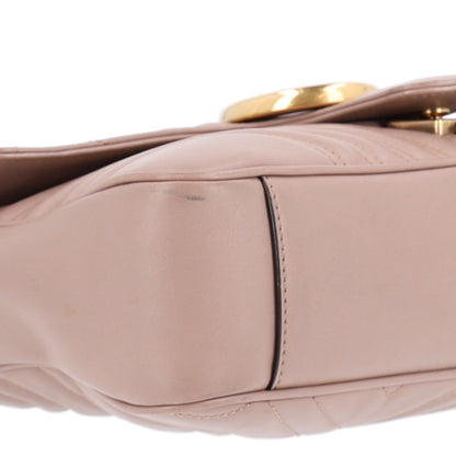 Calfskin Matelasse Medium GG Marmont Shoulder Bag Porcelain Rose